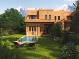 Villa contemporaine 414m2 | 4 Ch | 4.5 SDB | Piscine | Jardin | Terrasse | Vue sur Atlas | 8.354.000-Dh